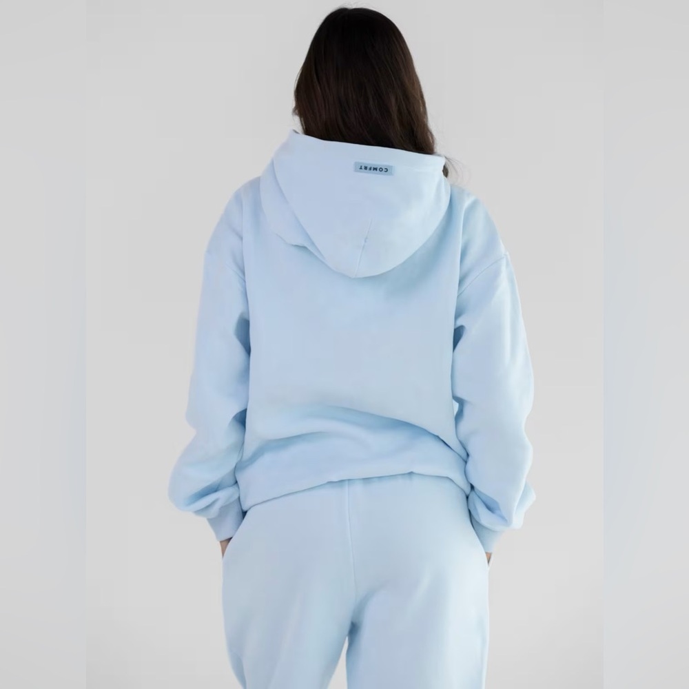 Comfrt Baby Blue Pastel Hoodie - S - Picture 6 of 12
